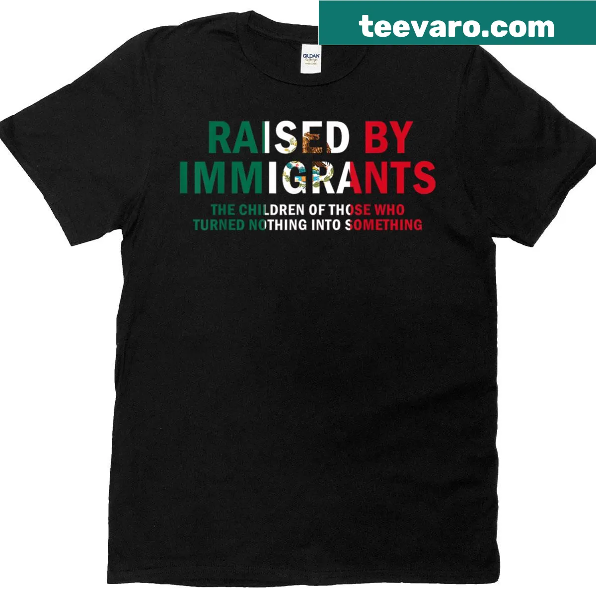 Empowering T-shirt celebrating immigrant heritage and dreams — on a men's t-shirt