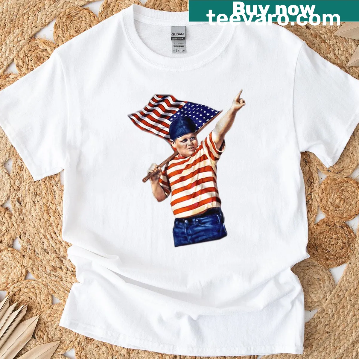 Vintage-style shirt featuring a funny baseball movie design. — on a men's t-shirt