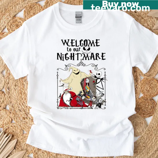 Vintage cartoon Halloween characters graphic on t-shirt