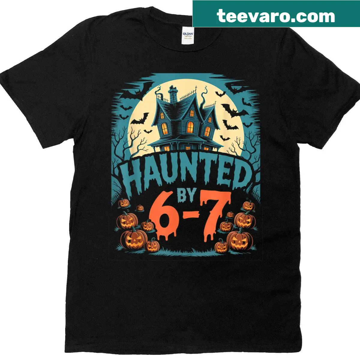 Vintage Halloween shirt featuring a funny meme design — on a men's t-shirt