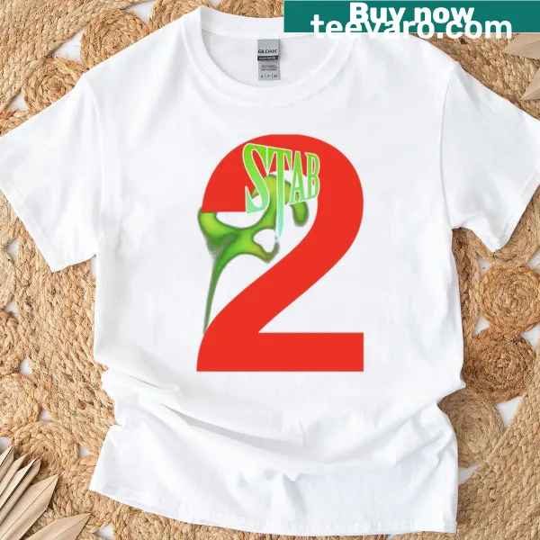 Illustrative t-shirt featuring a design inspired by the Scream movies.