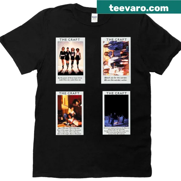 T-shirt featuring iconic imagery from The Craft movie