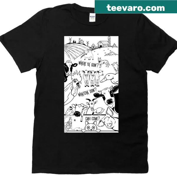 Wholesome T-shirt featuring a farm-themed graphic