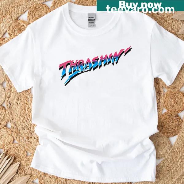 Thrashin movie themed T-shirt celebrating skate culture