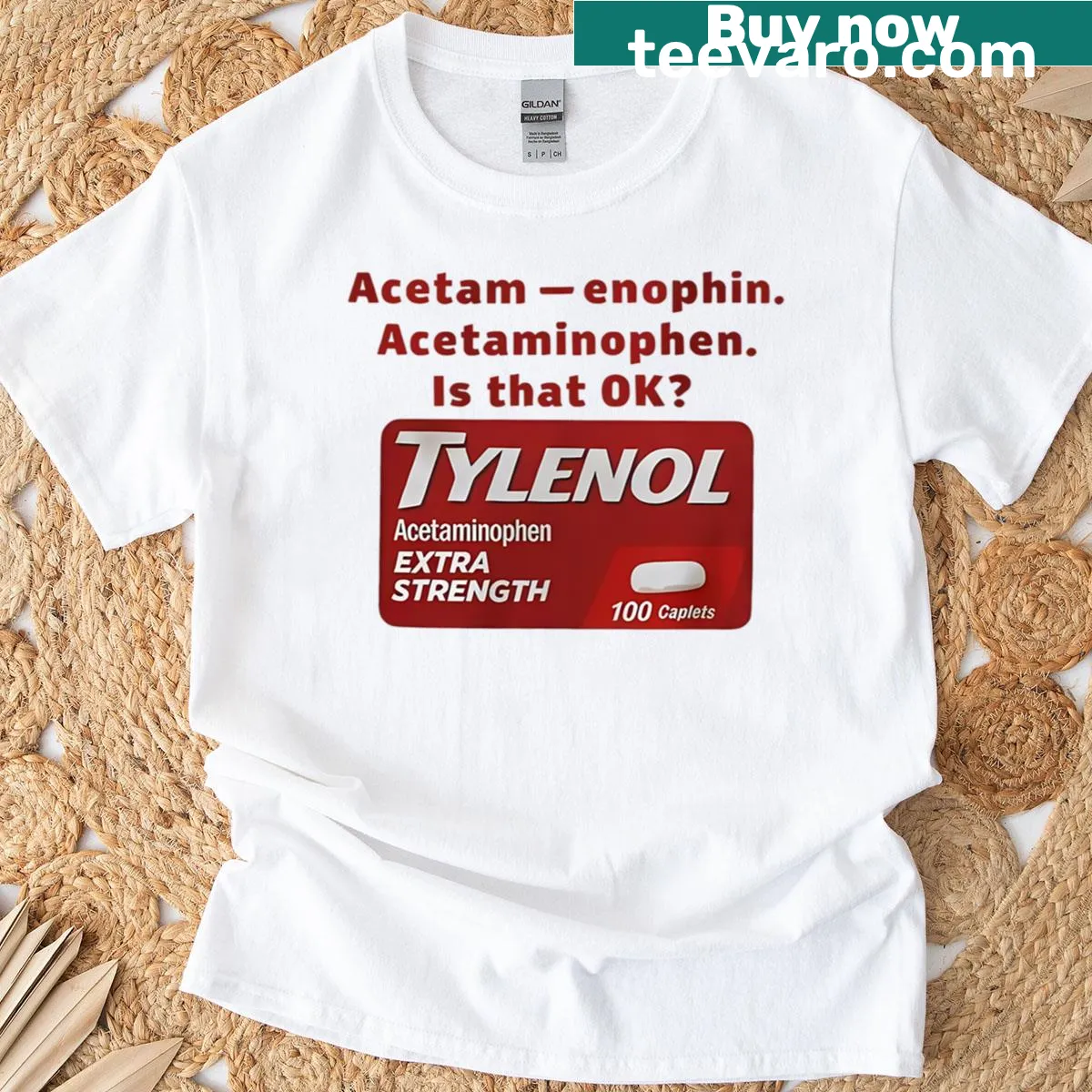 T-shirt with the word Medicine in bold typography — on a men's t-shirt