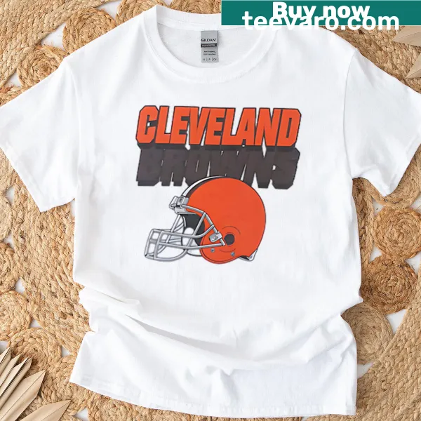 Distressed vintage Cleveland Browns logo T-shirt