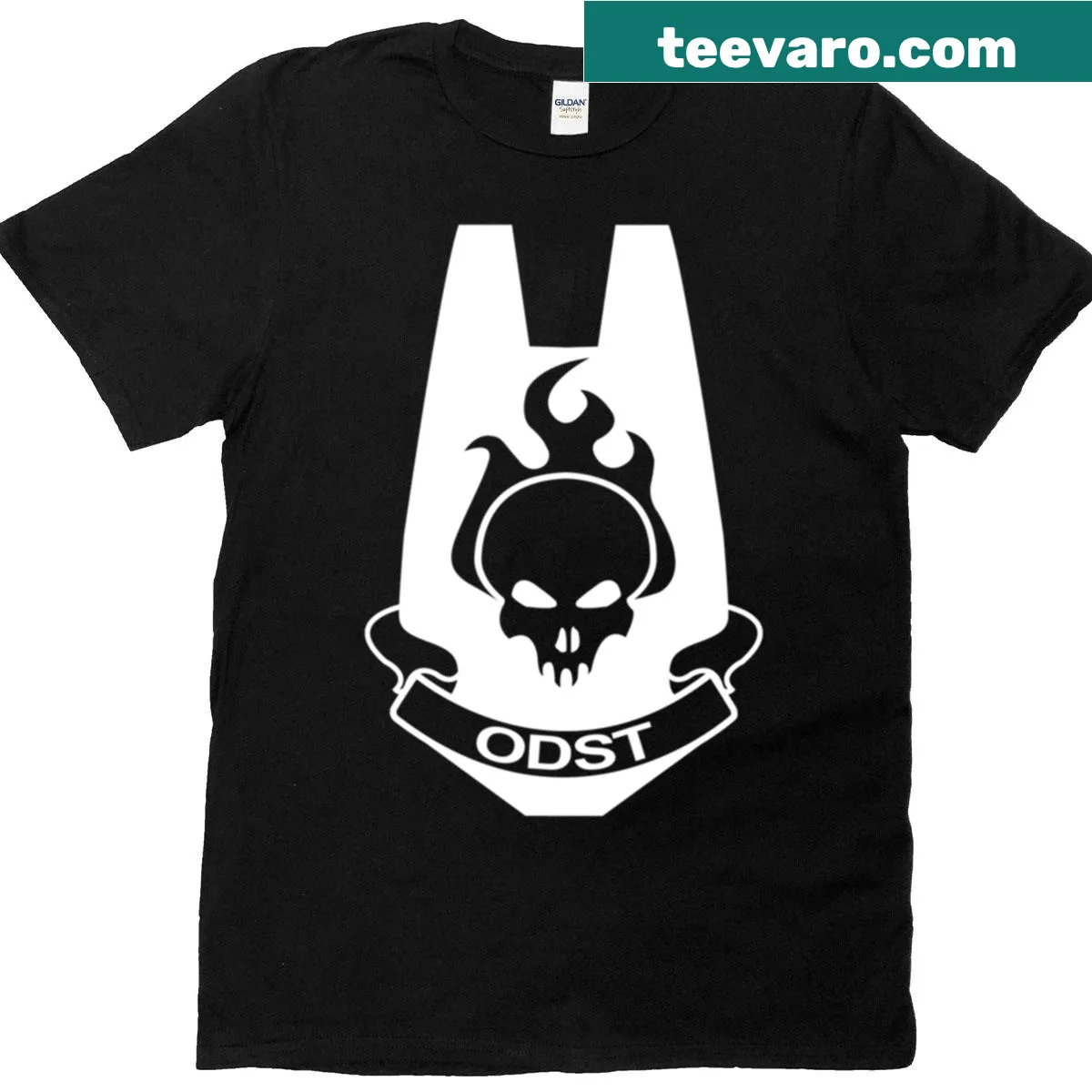 Illustrative t-shirt featuring a White Helljumper character — on a men's t-shirt