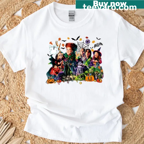 Retro Halloween t-shirt inspired by 80s and 90s magic movies
