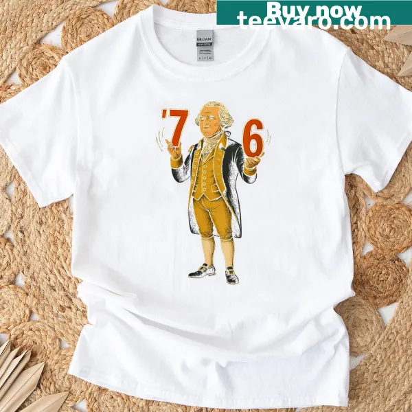 George Washington-themed t-shirt with inspirational typography for teachers