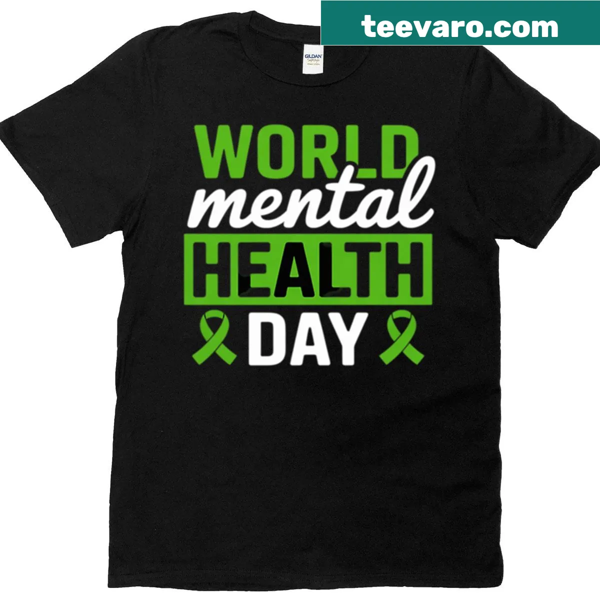 Inspirational mental health awareness t-shirt for women — on a men's t-shirt
