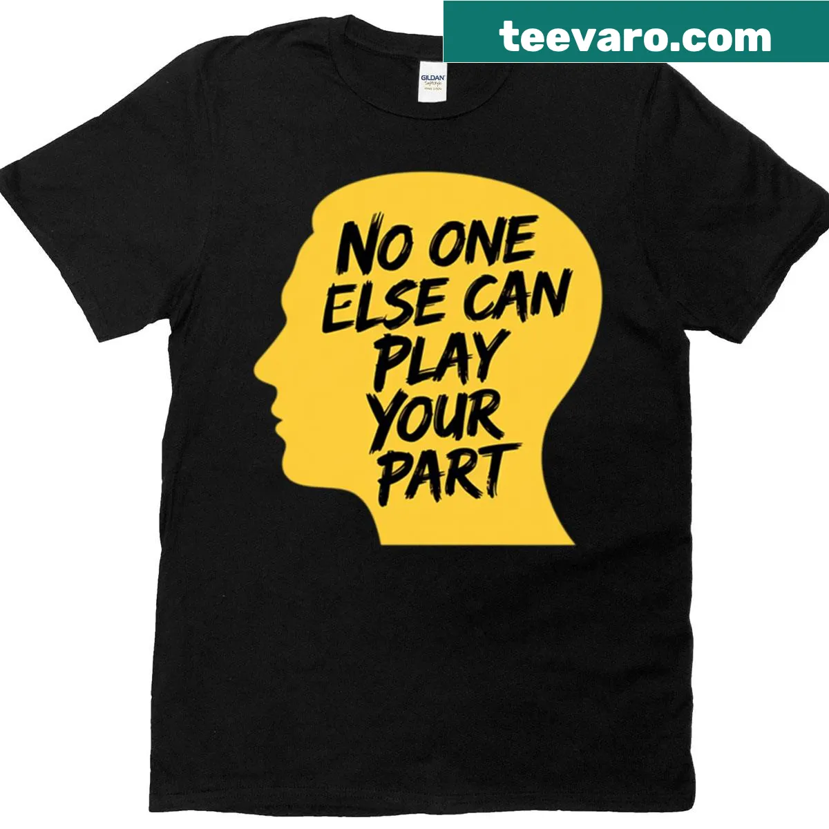 Awareness T-shirt with a message for World Suicide Prevention Day — on a men's t-shirt