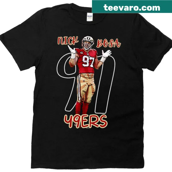 Vintage football t-shirt featuring the number 97 and classic design.