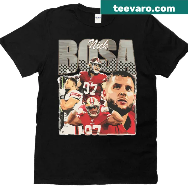 Vintage T-shirt with the number 97 representing a quarterback