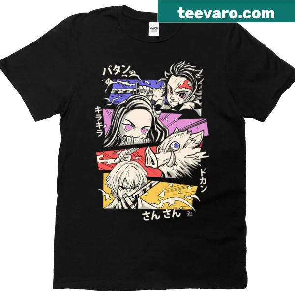 Whimsical anime-inspired graphic T-shirt for fans of the genre