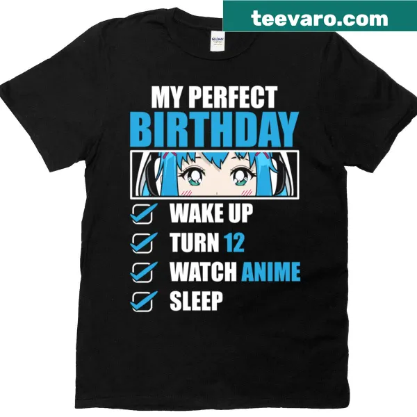 Kawaii anime girl graphic on a fun manga-themed shirt