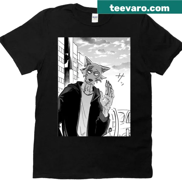 T-shirt featuring Legoshi from the anime Beastars