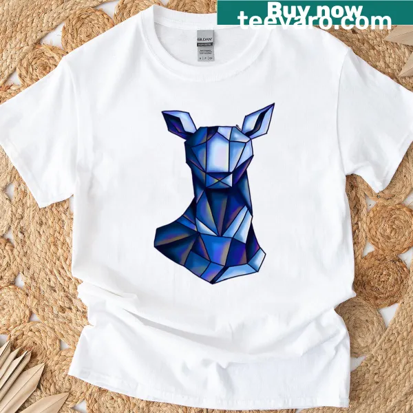 Illustrated T-shirt featuring a deer design