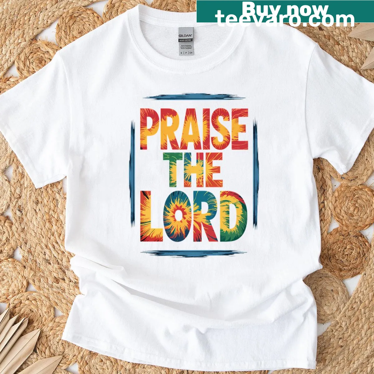 Cute typography Christian Faith T-shirt with a positive message — on a men's t-shirt