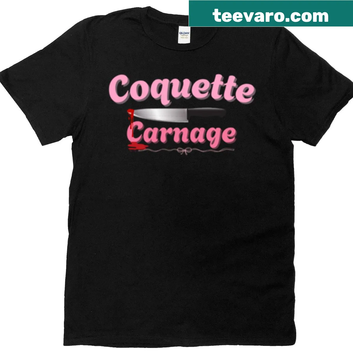 Edgy graphic design with whimsical elements — on a men's t-shirt