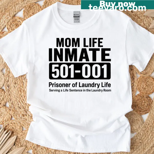 Funny Halloween T-shirt for moms with inmate graphic