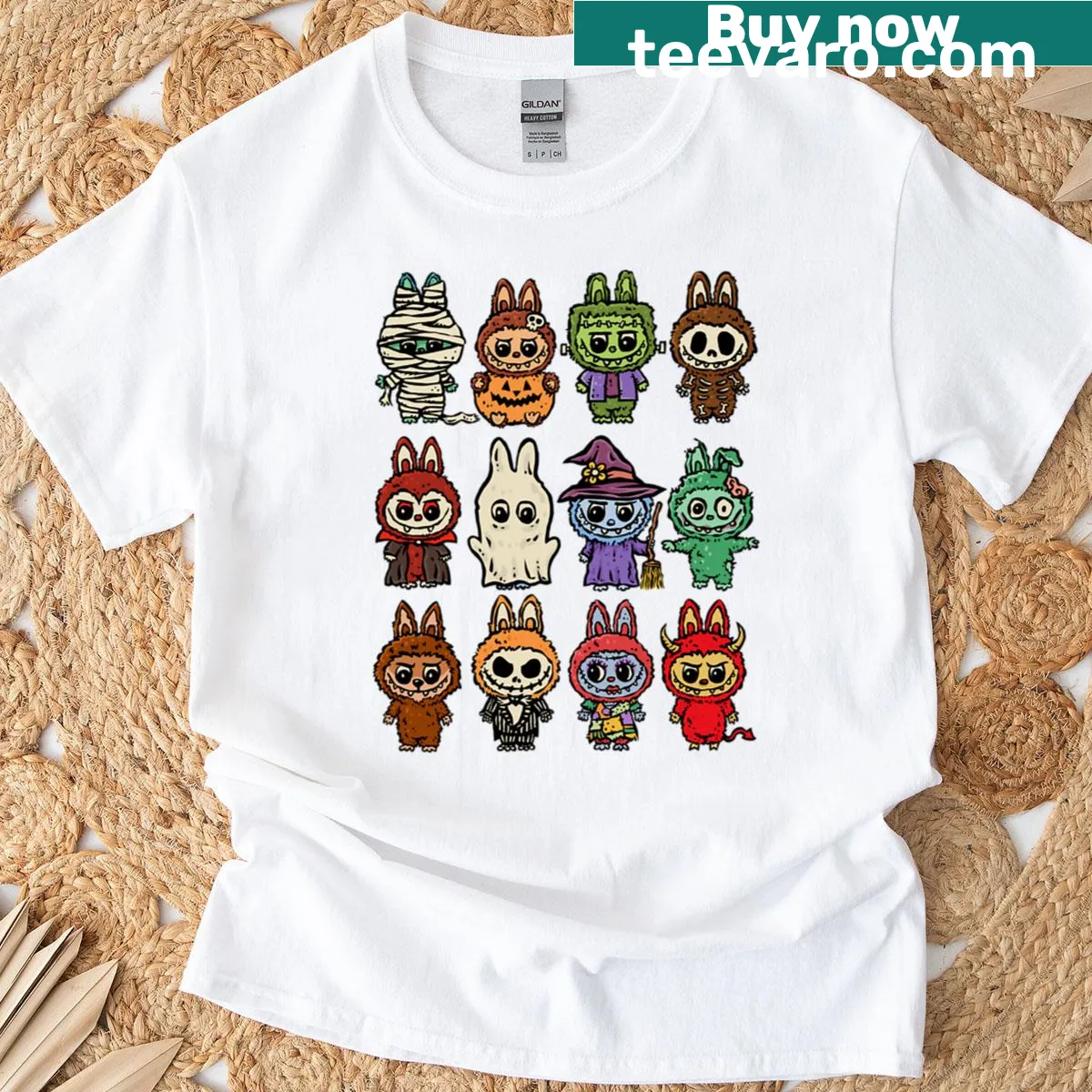 Cute toddler T-shirt with Thanksgiving turkey cartoon design — on a men's t-shirt