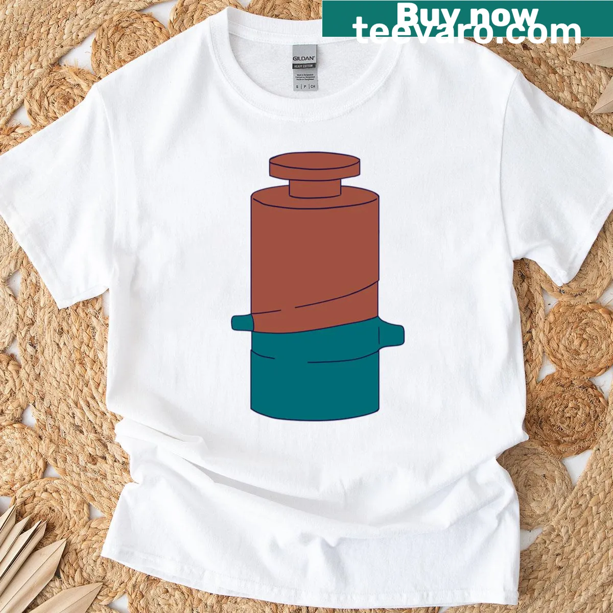 Anime-themed t-shirt with a playful graphic inspired by Dorohedoro — on a men's t-shirt