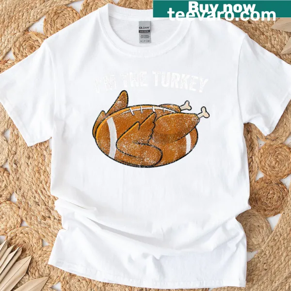 Funny Thanksgiving T-shirt with 'I Love Stuffing The Turkey' text.