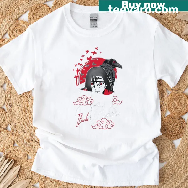 T-shirt featuring Itachi Uchiha from Naruto