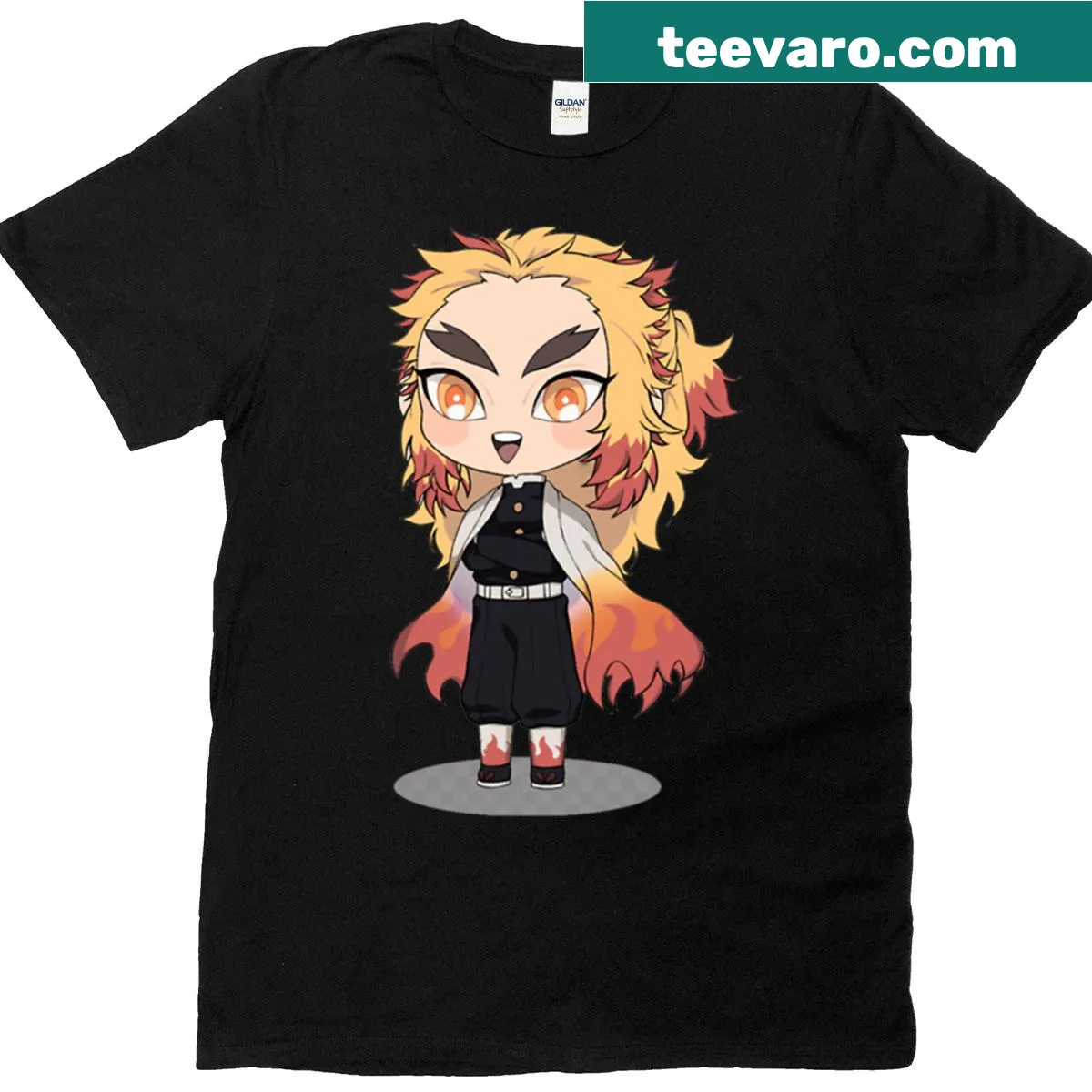 Professional katana design on T-shirt — on a men's t-shirt