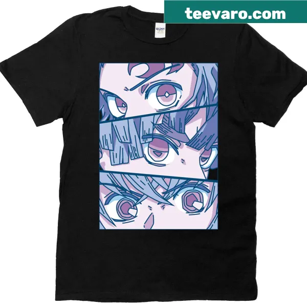 Oversized T-shirt featuring Tanjiro, Zenitsu, and Inosuke from Kimetsu No Yaiba