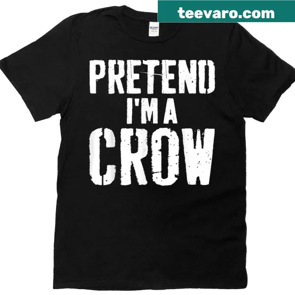 Halloween-themed T-shirt with crow graphic