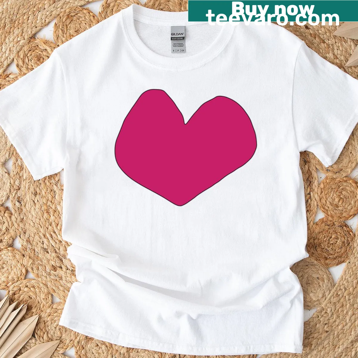 Heartwarming T-shirt design celebrating love with Michi and Yoshirin — on a men's t-shirt