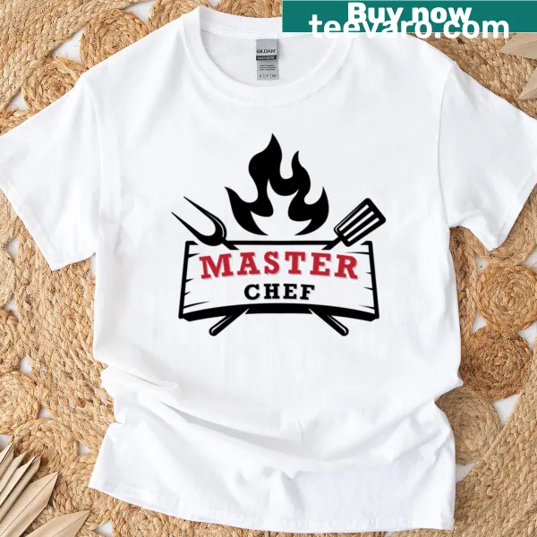 Master Chef Pro Badge t-shirt featuring a professional chef emblem
