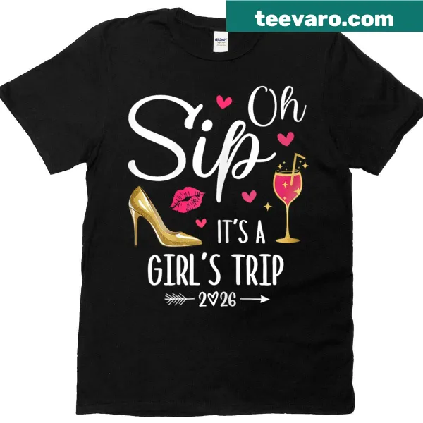 Girls Trip T-shirt with playful text about vacations