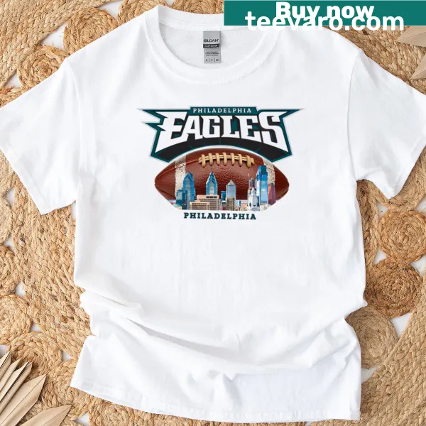 Philadelphia Eagles Bird Gang T-shirt with bold text