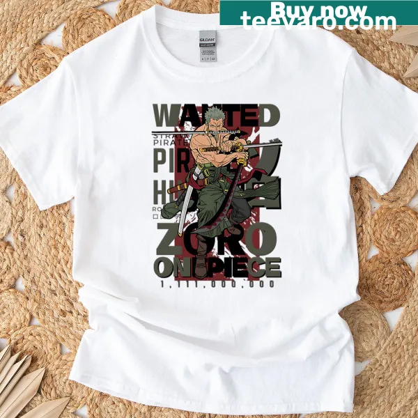 Funny Pirates Hunter T-shirt with a whimsical pirate hunting illustration.