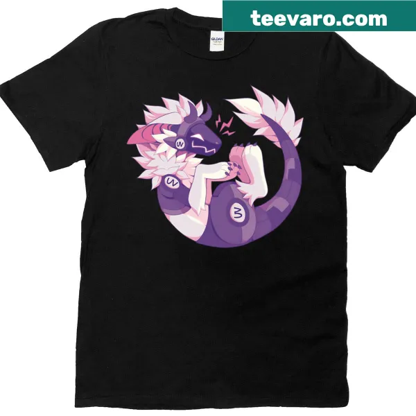 Illustrative Protogen graphic on a tee, showcasing furry and robotic elements