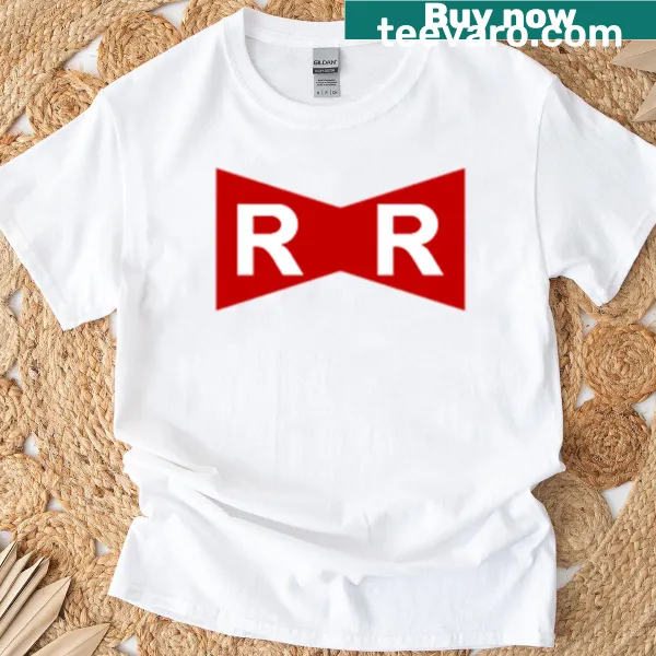 Red ribbon gun graphic t-shirt