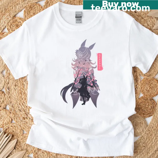 Whimsical illustration of rice on a T-shirt