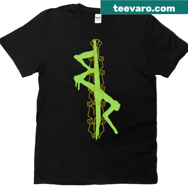 Oversized Edgerunners themed t-shirt with a bold graphic design