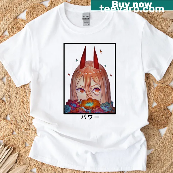 Cute t-shirt featuring a doodle of a playful demon