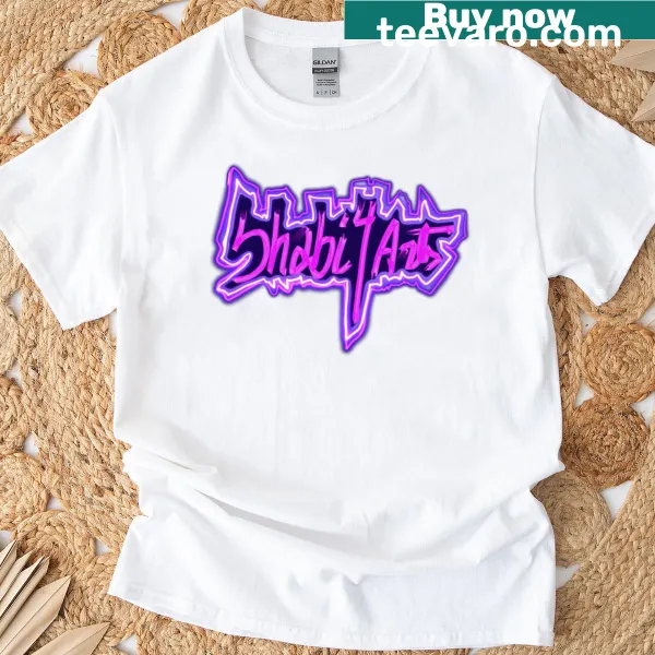 Graffiti-style logo T-shirt by Shabi4arts