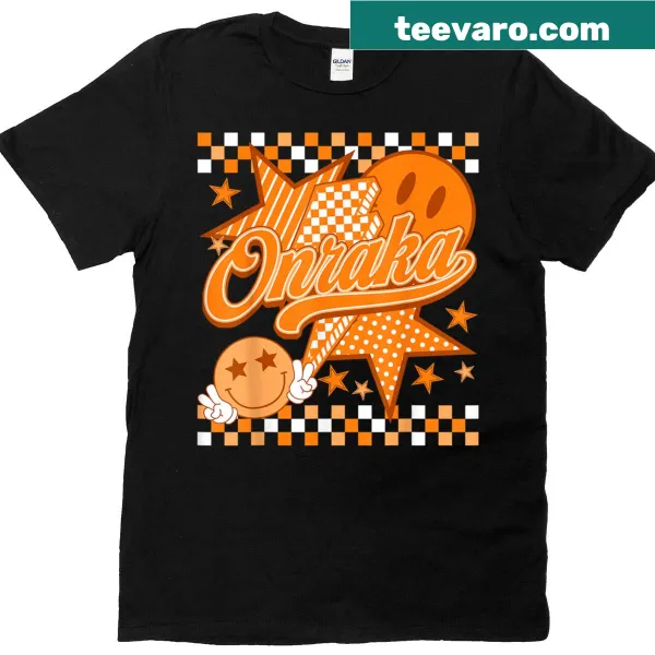 Retro Team Onraka checkered spirit t-shirt