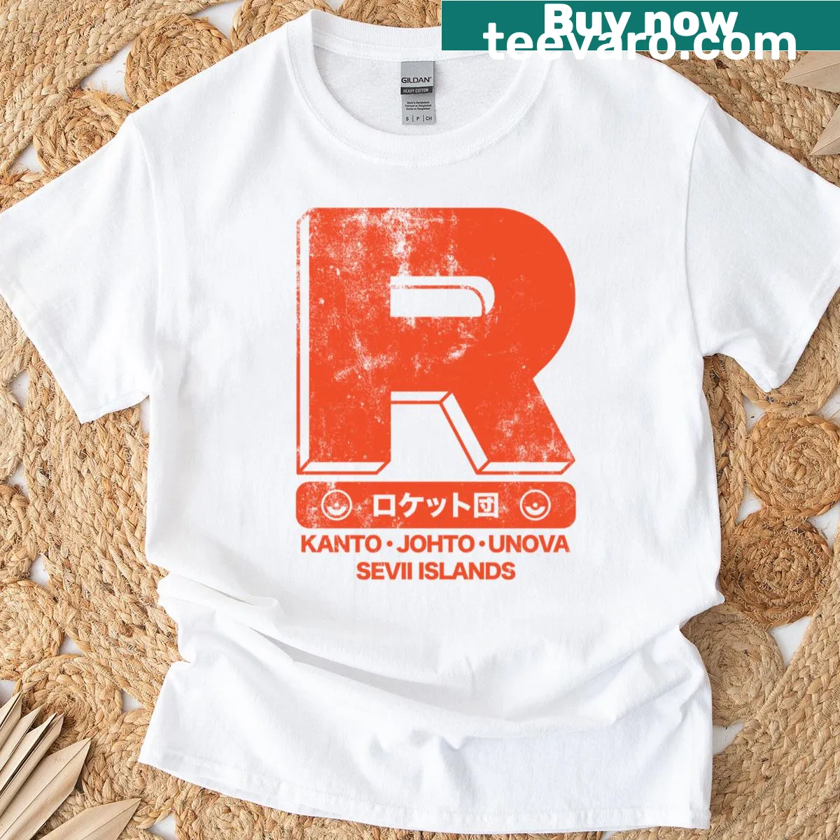 Team Rocket Training Corp graphic on T-shirt — on a men's t-shirt