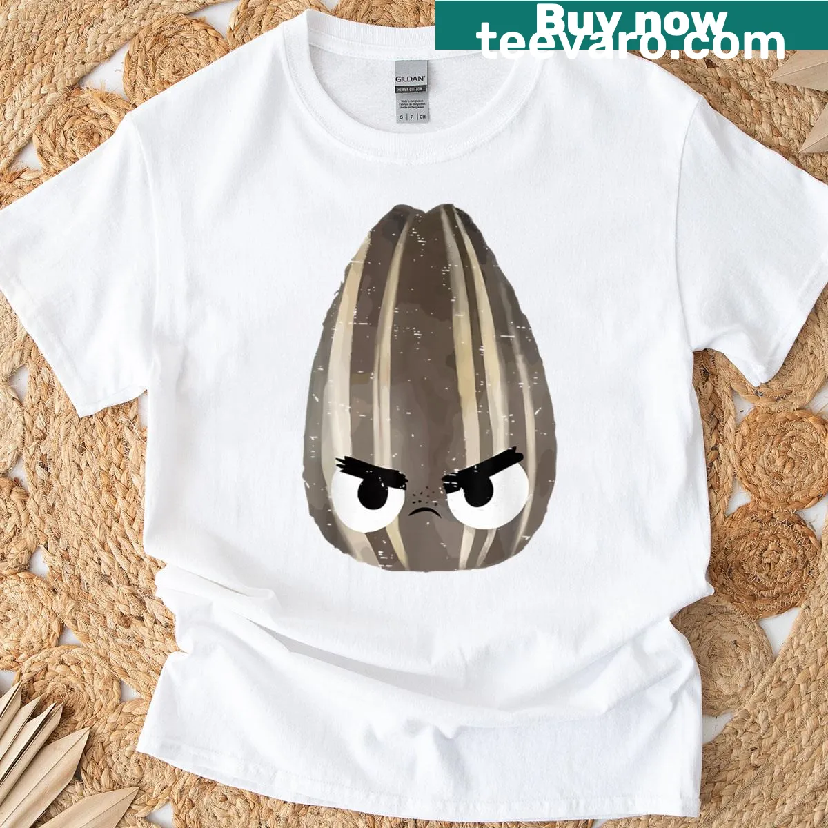 Vintage distressed T-shirt for teachers with a humorous food group graphic. — on a men's t-shirt