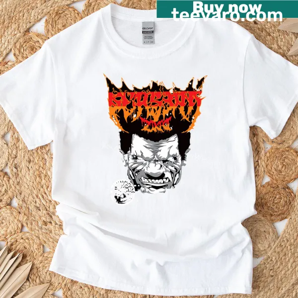 Fantasy T-shirt featuring a bold Black Swordsman graphic