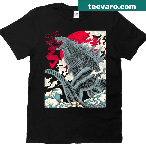 Typographic design stating 'The King Of Monster' on a T-shirt