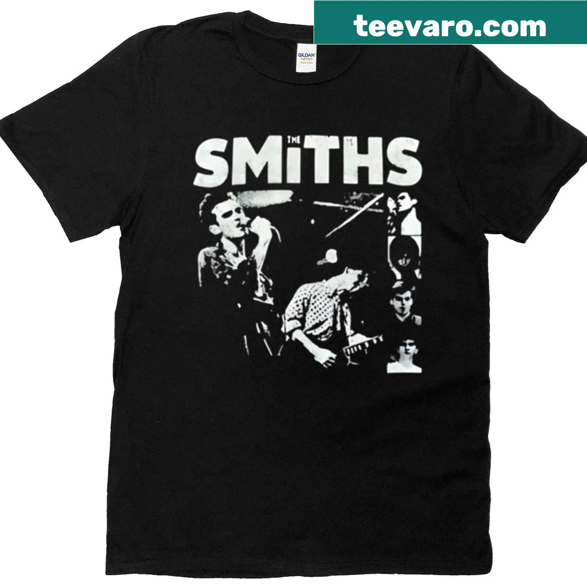 Nostalgic Smiths tee with a vintage design — on a men's t-shirt