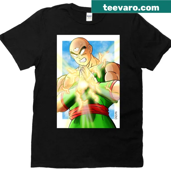 Tien Tenshinhan anime character graphic T-shirt