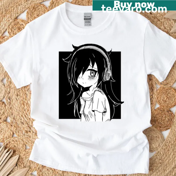 Humorous Tomoko Watamote graphic t-shirt